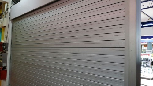 New Installation of Aluminium Flat Slats Roller Shutters