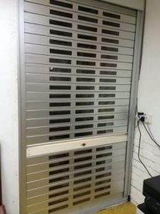 Industrial Factory Aluminium Roller Shutters with acrylic strips