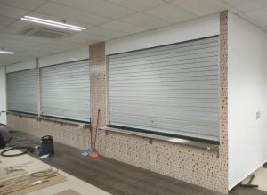 3 Panels of Aluminium Shutters for Loyang Way Bus Depot