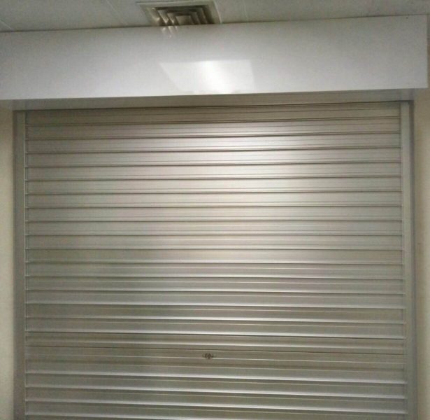 Aluminium Roller Shutters Installed for Potong Pasir Office Main Entrance