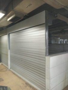 Manual Shutters and Wire Mesh Completed for Retail Shop at Market and Food Centre